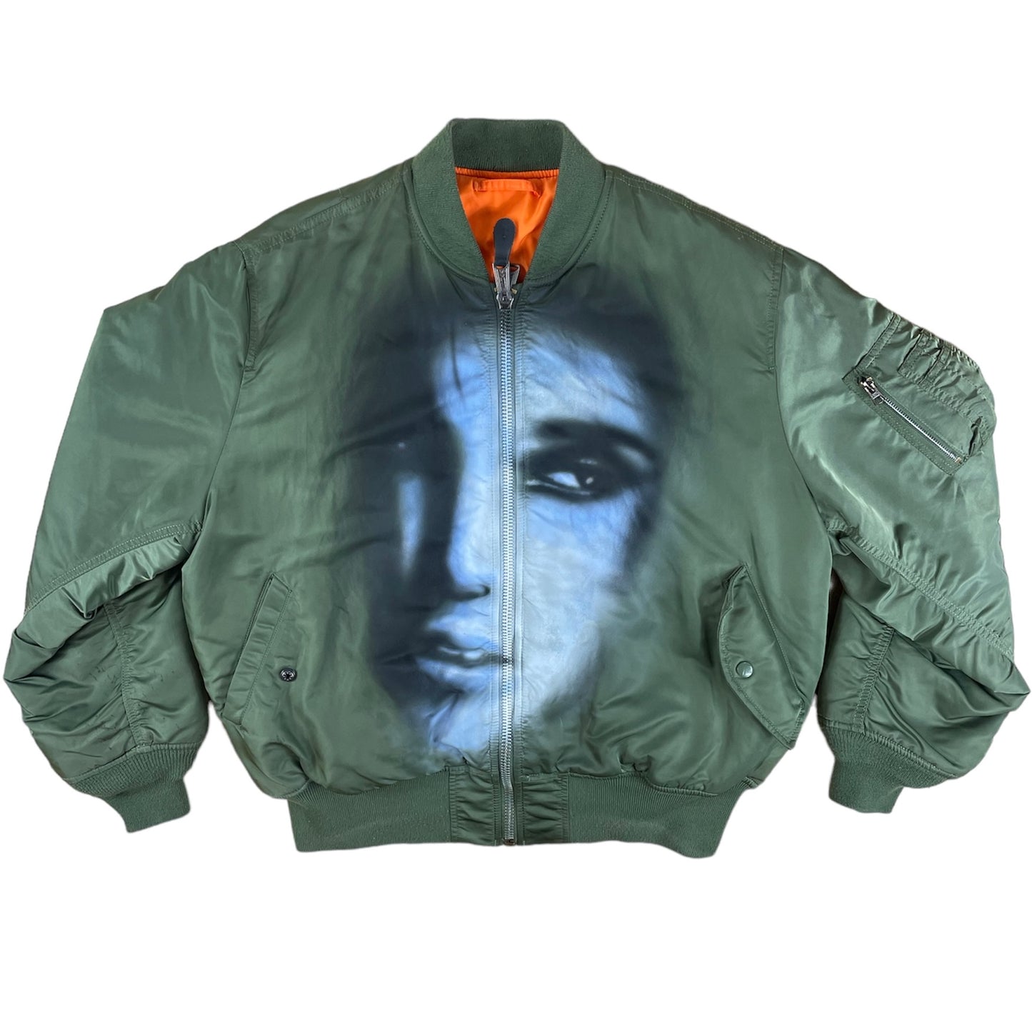 'thin veil' vintage alpha industries bomber (reversible)