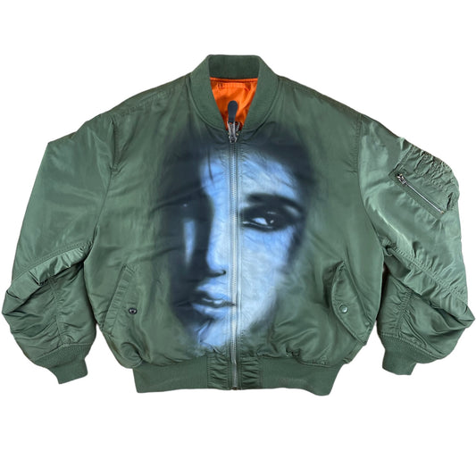 'thin veil' vintage alpha industries bomber (reversible)