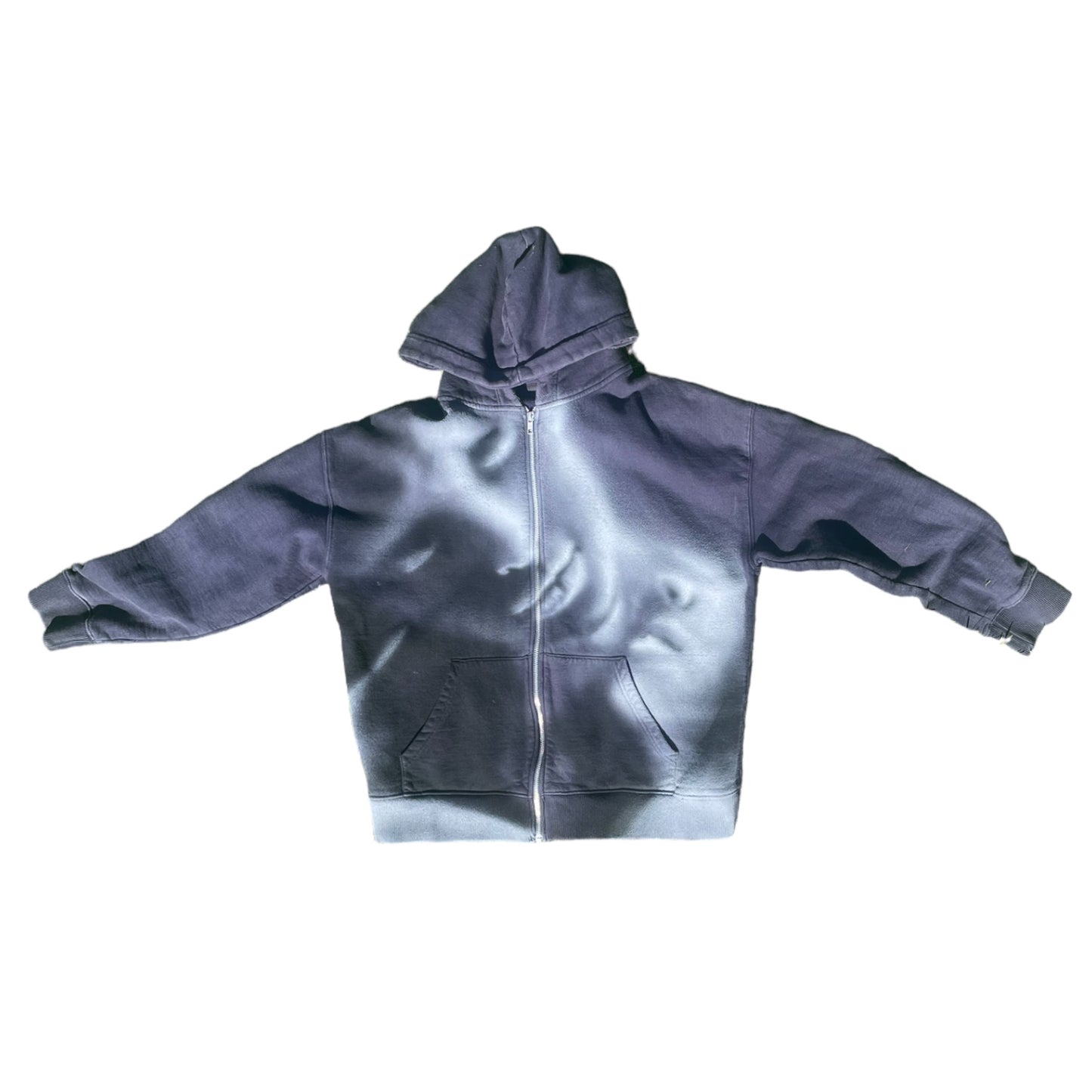 do statues dream of marble sheep? vintage zip-up hoodie